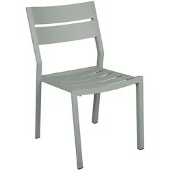 Gartenstuhl Delia aus Aluminium, modern und stapelbar, Nordic Green, von Brafab