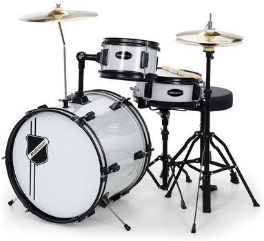 Millenium Youngster Drum Set Silver Silver Sparkle