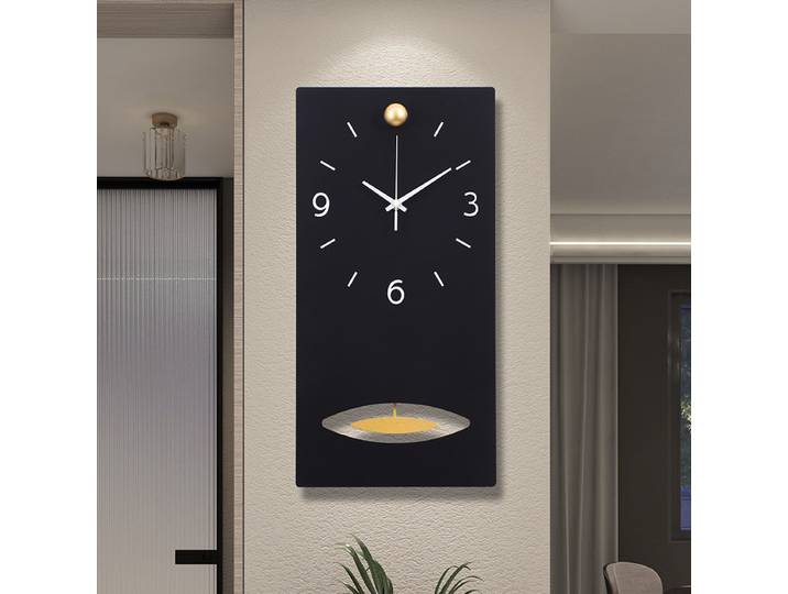 Horloges murales modernes et élégantes, horloges murales verticales au design créatif tendance, décoration de salon, orologi da parete ZY40BGZ