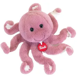 Trudi Sealife Oktopus Rosa 11x24x11 cm, Grösse S, hochwertiges Stofftier mit superweichen Materialien (11 cm)