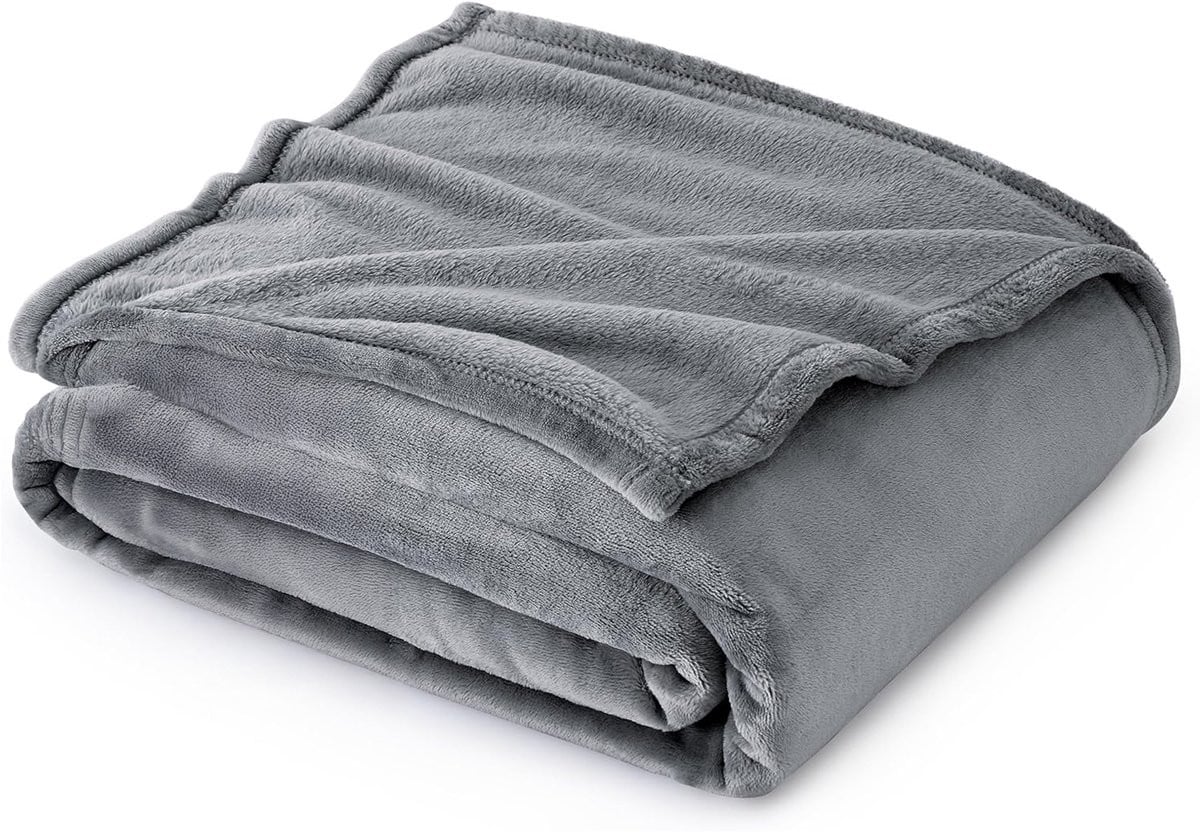 Travelhawk Fleece Deken Grijs - 150 x 200 cm