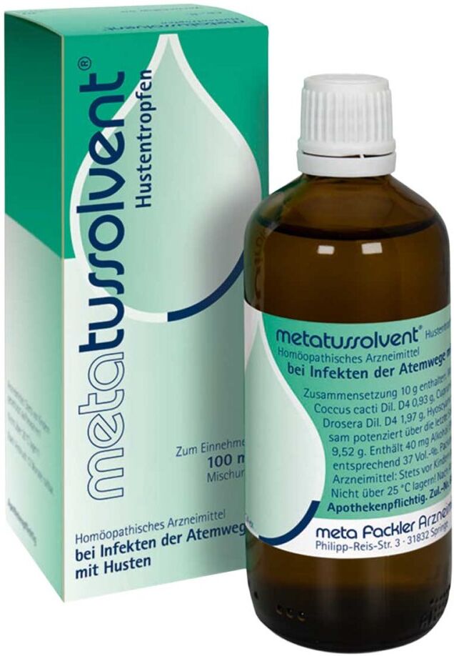 Metatussolvent Hustentropfen 100ml