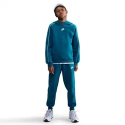 Nike Sportswear Club Fleece Trainingsanzug Kinder - türkis/weiß -