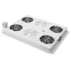 Digitus Dachlüftermodule für 19" Unique Schränke 4 Lüfter RAL7035 grau (DN-19 FAN-4-SRV)