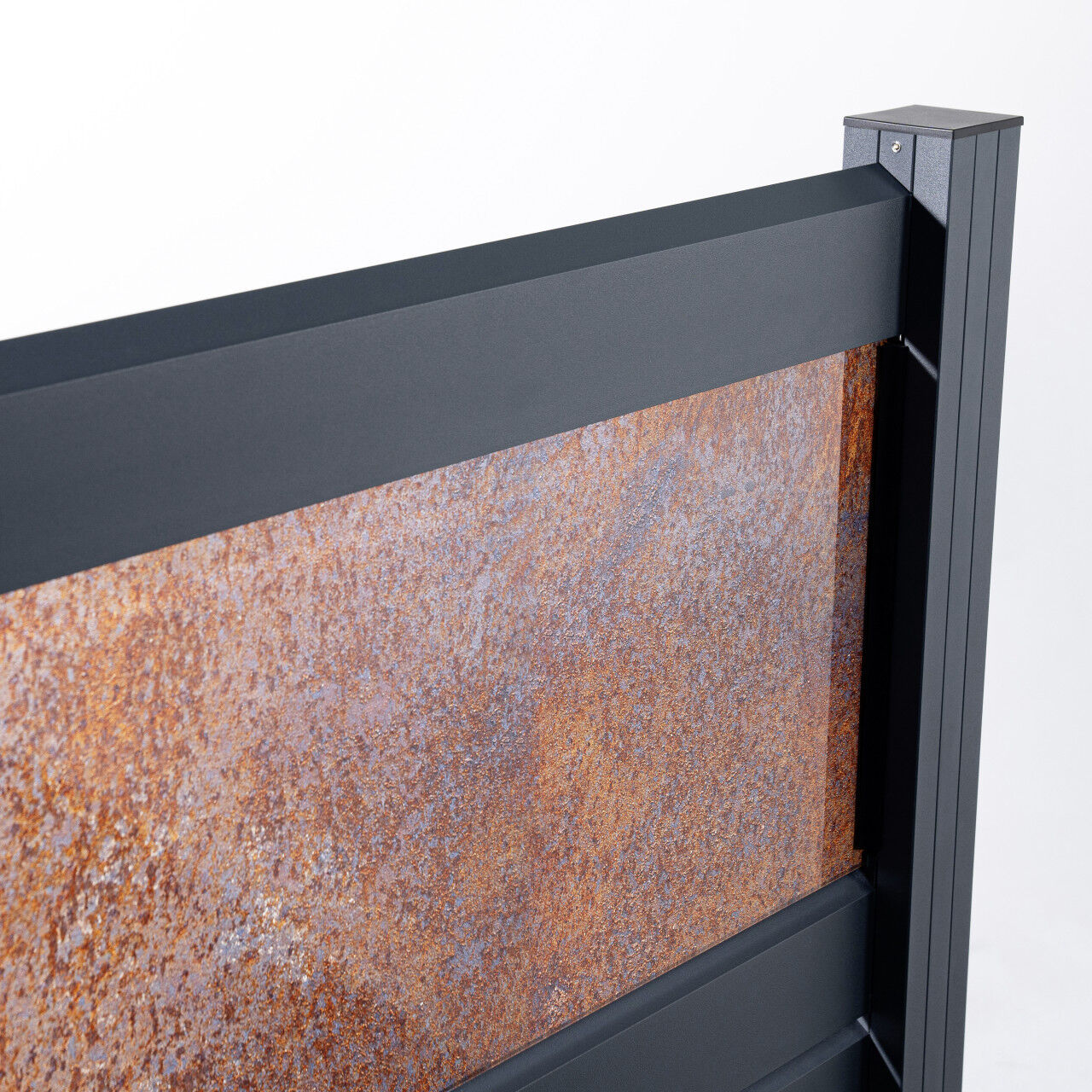 Ambiente Alu-Zaun Grundset Rhombus MINI 187 x 124,2 cm anthrazit