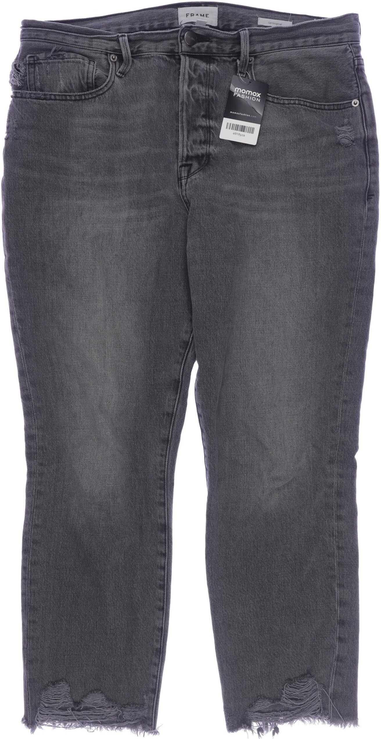 Frame Damen Jeans, Grau, Gr. W31, Baumwolle - Second Hand