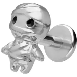 Titan Labret mit Innengewinde MUMIE