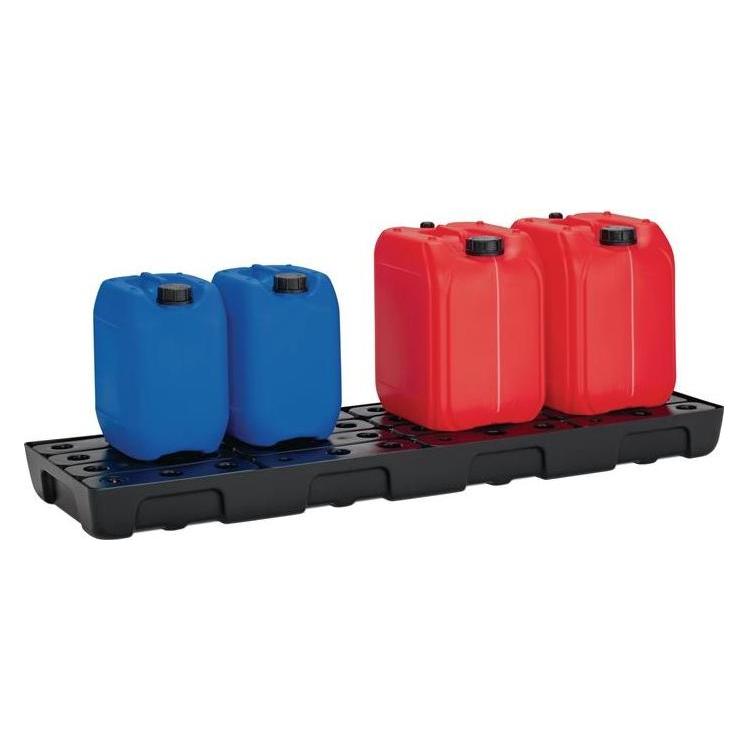 Cemo Auffangwanne 28l L1295xB395xH95mm PE m.PE-Rost u.Leckanzeiger (11736)