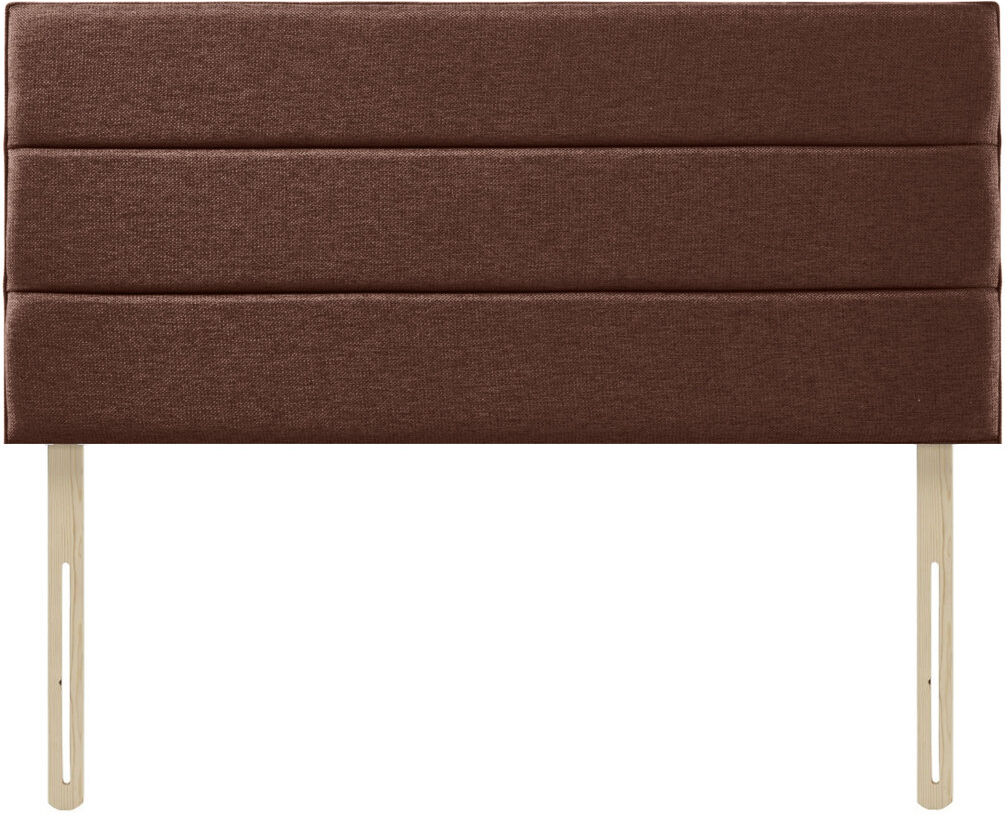 17 Stories Eri Upholstered Chenille Headboard Brown Single (3')