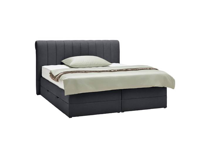 Boxspringbett Belano Schwarz ca. 160x200cm