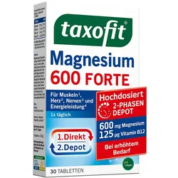 TAXOFIT Magnesium 600 FORTE Depot Tabletten 30 St