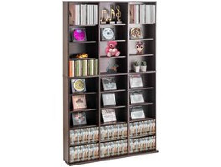 VEVOR Medienaufbewahrungsschrank, 9-lagiges DVD-Regal für bis zu 756 CDs, verstellbare CD-Regale mit 27 Fächern, schützt und organisiert Musik-, Film-, Videospiel- oder Erinnerungssammlungen, Espresso