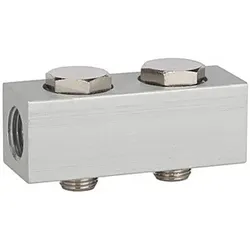 Versorgungsleiste für Wegeventile, mit 2 Ventilpositionen, G 1/4 (519.02-14)