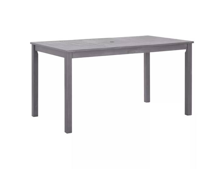 VidaXL - Gartentisch akazienholz, One Size, Grau