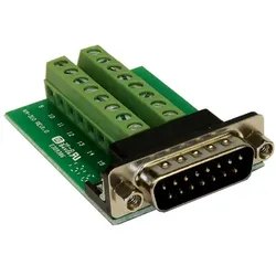 Exsys EX-49010 15p D-SUB (0.12 m), Schnittstellenkabel