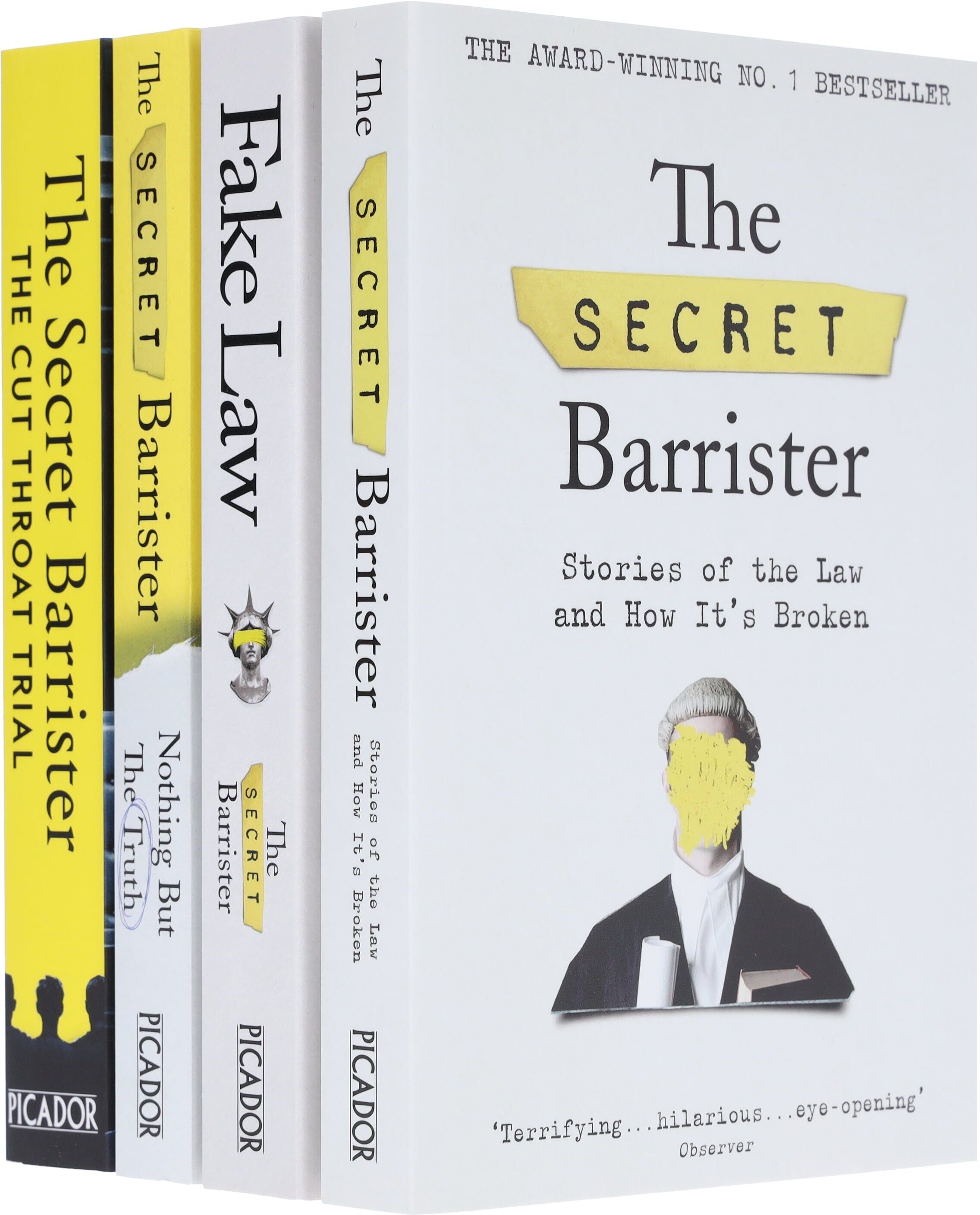 Fake Law, The Secret Barrister, Nothing But The Truth & The Cut Throat Trial: By The Secret Barrister Collection 4 Books Set - Non Fiction - Paperback Macmillan
