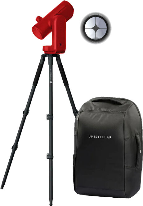 Unistellar Odyssey Pro Red avec sac à dos et filtre solaire