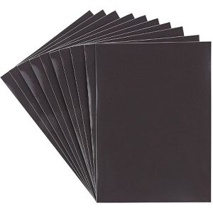 Ideen-mit-Herz Magnetfolie Magnetbogen, A4, selbstklebend, zuschneidbar, schwarz, 21 x 29,7 cm, 10 Stück