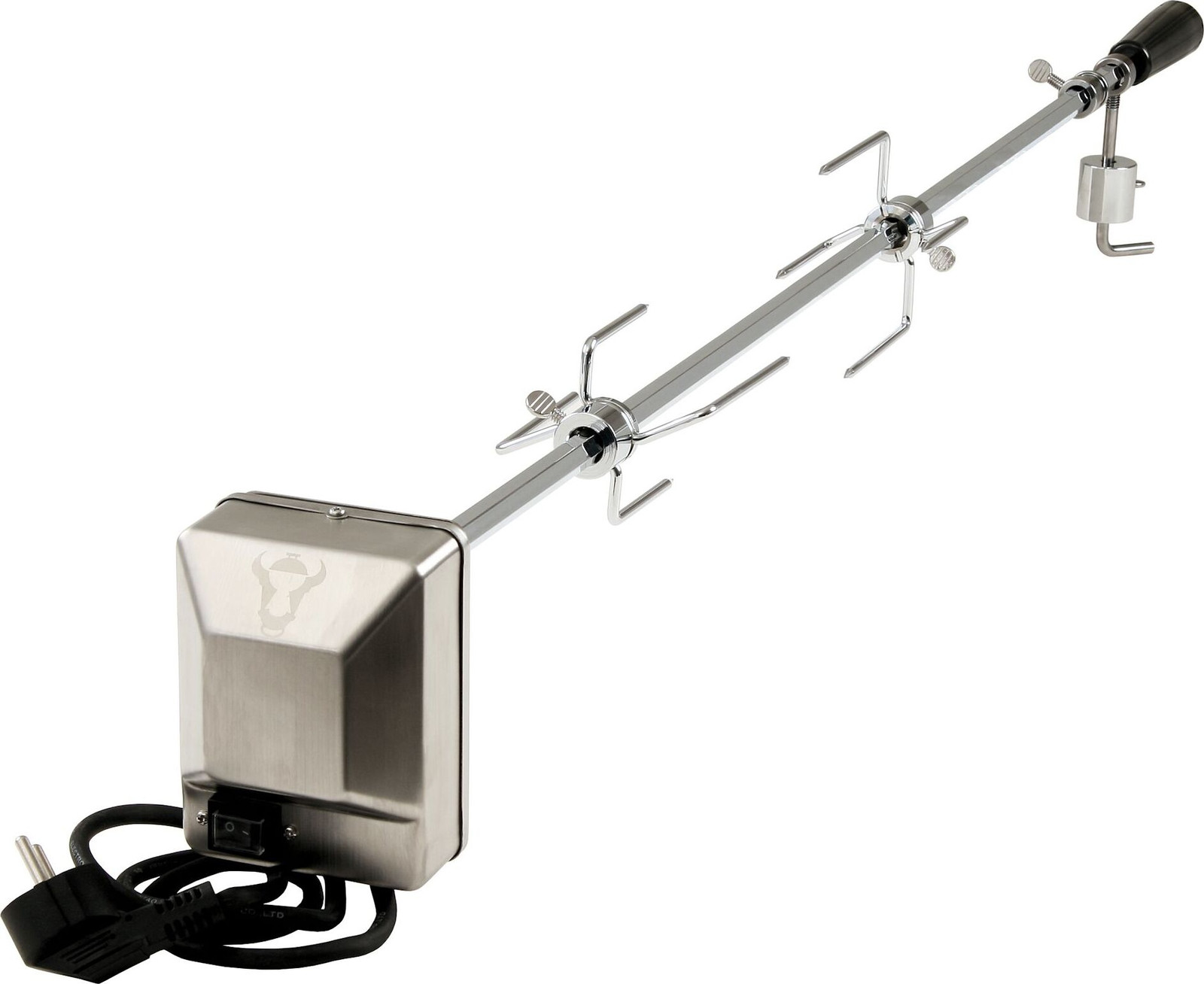 BBQ-Toro universele grillspies set inclusief motor, motorbevestiging en vleesnaalden