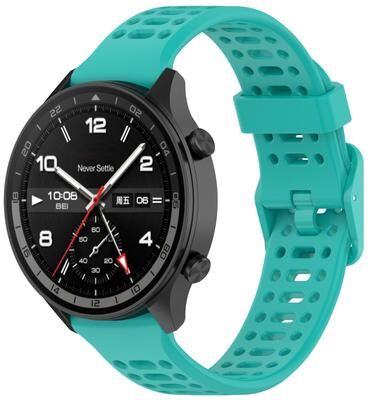 United Watch Sport Band Breathable Silicone Watch Band Soft Replacement Sport Watch Strap green