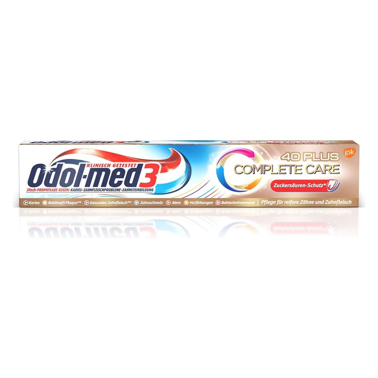 Herbal Pharmaceuticals Med 3, komplette Pflege 40 Plus, Zahnpasta, 75 ml (75 ml) (05157-8)