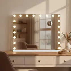 CLP Schminkspiegel Norlina weiß/ohne Bluetooth