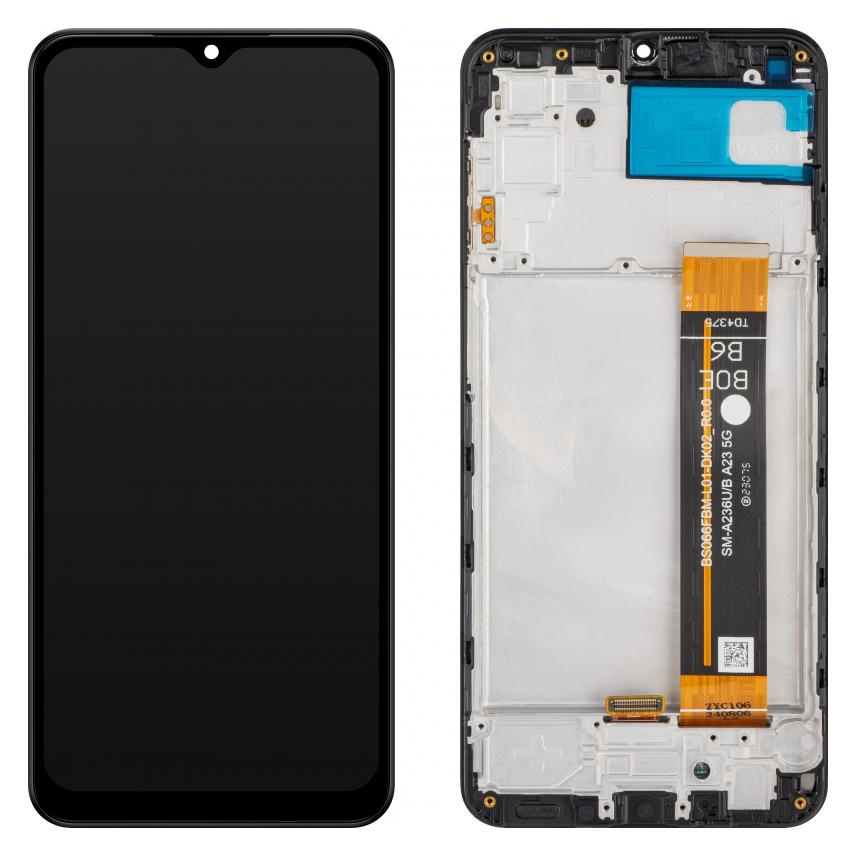 MP Display Unit für Galaxy A23 5G A236, Aftermarket, Schwarz (Display) (58015724)