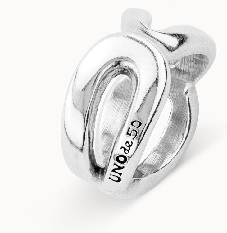 UNOde50 Anillo bañado en plata de ley Plateado 15
