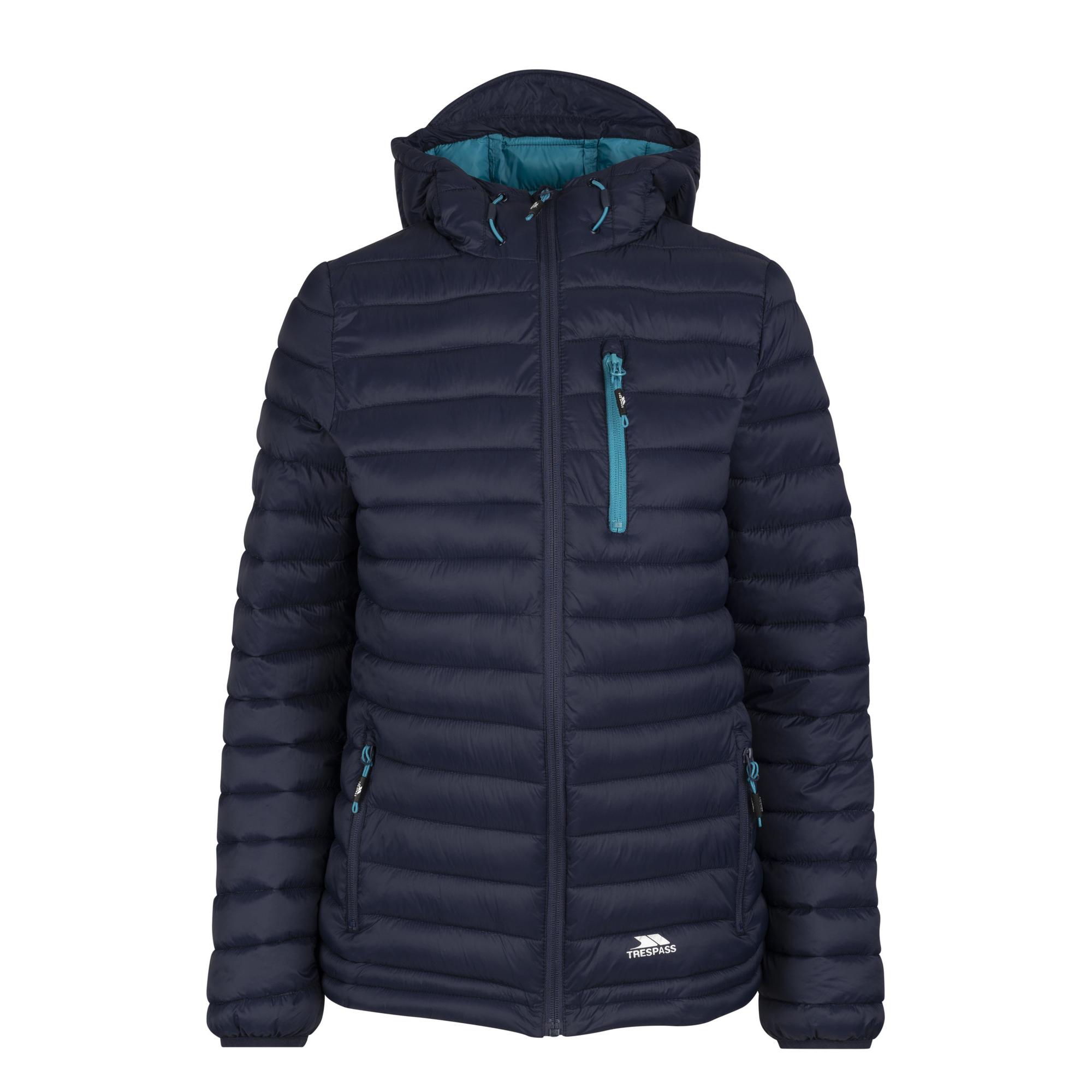 Trespass Dames/Dames Lenka gewatteerde jas met capuchon (Marine)