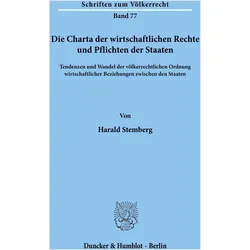 Die Charta der wirtschaftlichen Rechte und Pflichten der Staaten, Fachbücher