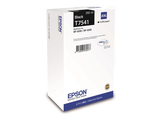 Epson Tinte C13T75414N T7541 XXL Schwarz - Original - Tintenpatrone (C13T75414N)
