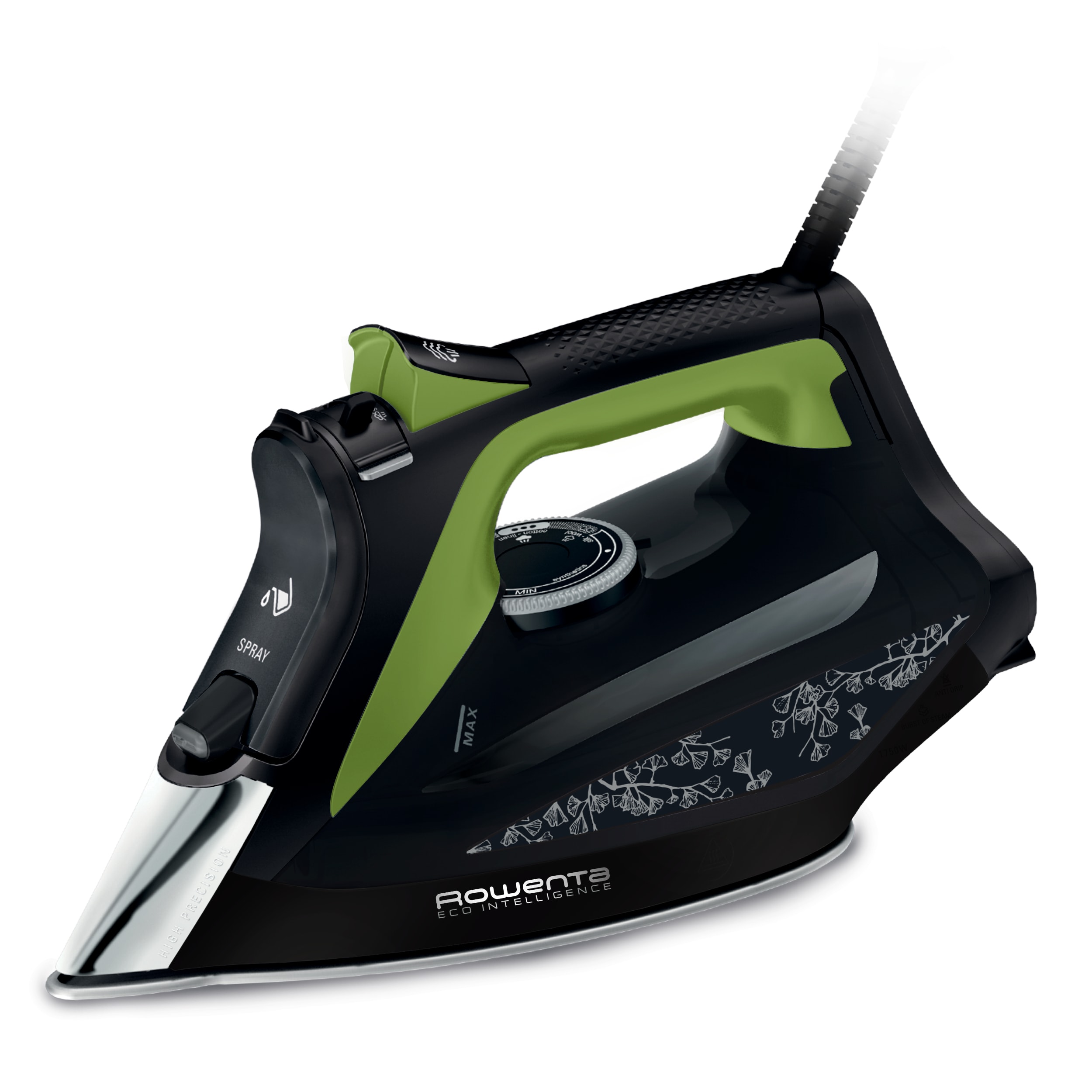 Rowenta DW 6330 Dampfbügeleisen schwarz/grün