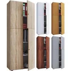 VCM, Kleiderschrank, Kleiderschrank Lona Drehtüren (70 x 40 x 184 cm)