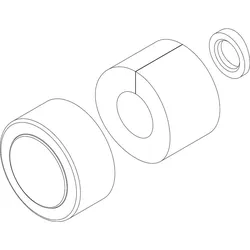 Abdeckung E-Muffe schwarz - 8735100312