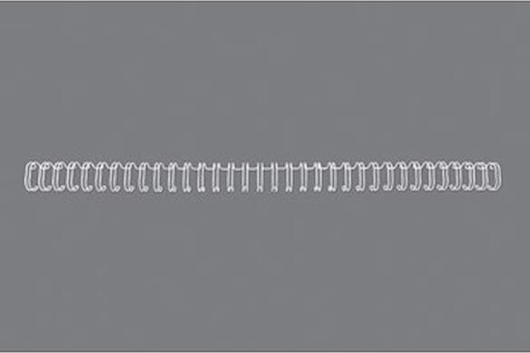 GBC Binding wire 3:1 NO4 6mm A4 vit (100)
