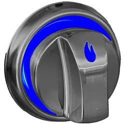 ALL'GRILL Metallguss Drehknopf mit LED-Beleuchtung und Farbwechsler