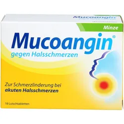 Mucoangin Minze 20mg Lutschtabletten 18 ST