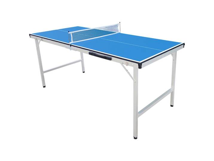 Tischtennistisch, Blau, Holz, Metall, 67x69x150 cm, Freizeit, Sport & Fitness, Spieltische