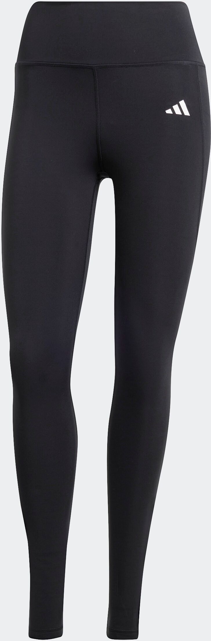 Trainingstights ADIDAS PERFORMANCE "OPT ESS SIP 1/1", Damen, Gr. XS, N-Gr, schwarz (schwarz, normal, gr.), Obermaterial: 85% Polyester, 15% Elasthan, Hosen Trainingstights, für Erwachsene, aus Polyester und Elasthan schwarz, normal, gr. XS, N-Gr