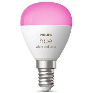 Philips-Hue LED-Lampe White Ambiance Bluetooth E14, 5,1W ersetzt 40W, RGBW, App-fähig, ZigBee