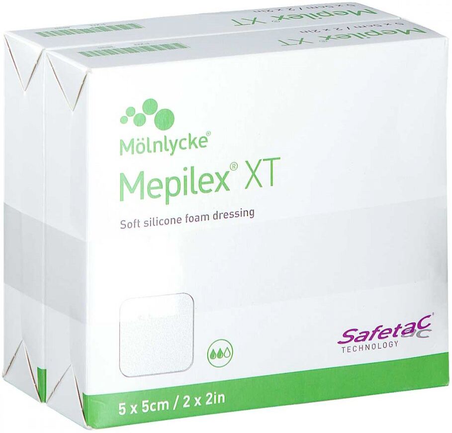 Mepilex Xt 5x5 cm Schaumverband