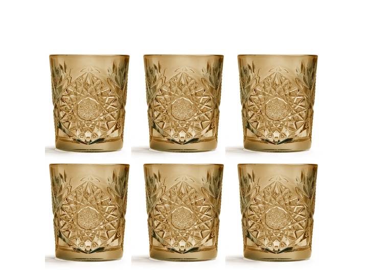 Gläser-Set MÄSER Spectra , gelb, 6 Stk., Trinkgefäße, Gläser-Set
