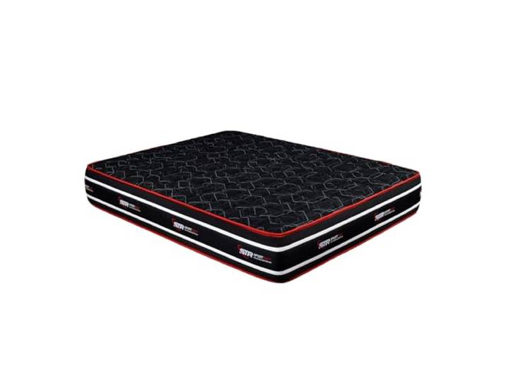 STR SPORT REST Sportmatratze 30 cm – Graphen Oxygen Gel Viscoelastische Matratze mit HR Kaltschaum – Orthopädische 7 Zonen Matratze für ergonomische Unterstützung – 90x220 cm