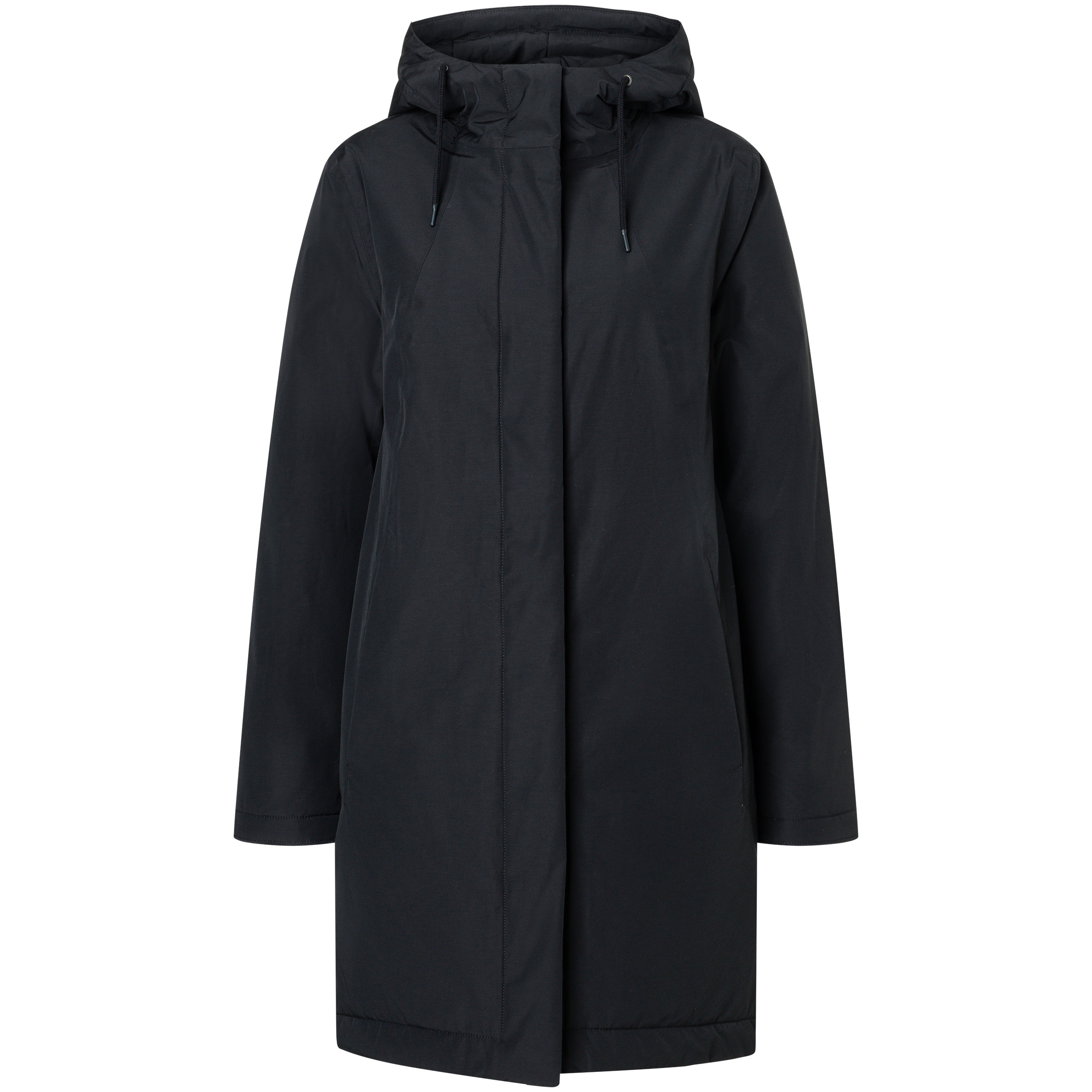 LangerChen Wattierter Parka Damen Winterjacke grau Größe XS Lifestyle Winddicht Wasserabweisend