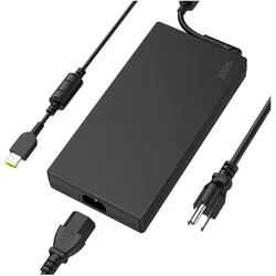 HP AC adapter 90W (90 W), Notebook Netzteil, Schwarz