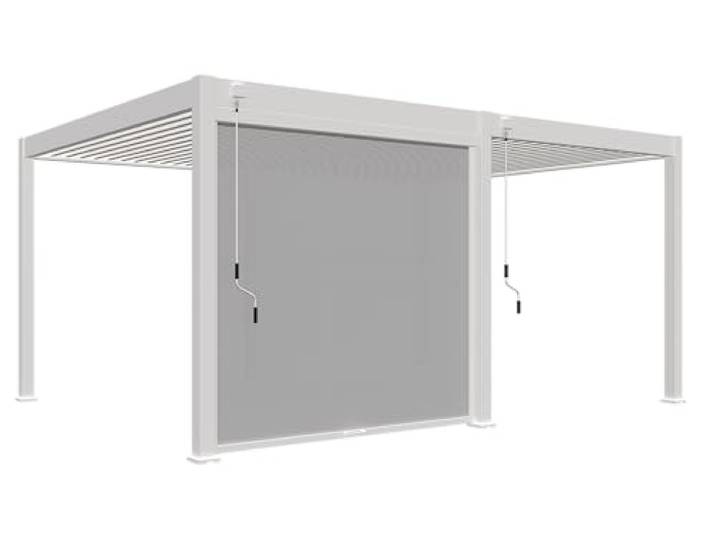 Weide Ausziehbare Senkrechtmarkise für Alu-Pavillon & Pergola