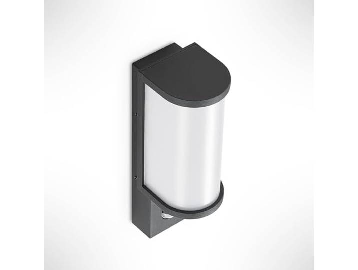 Lucande LED Applique Exterieur Jokum (Moderne) en Gris Aluminium (1 lampe\,à)\, Murale Luminaire Lampe Jardin Eclairage d’exterieur