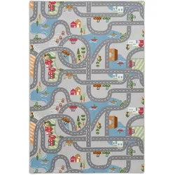Snapstyle, Spielteppich + Spielmatte, Kinder Spiel Strassenteppich (240 x 160 cm)