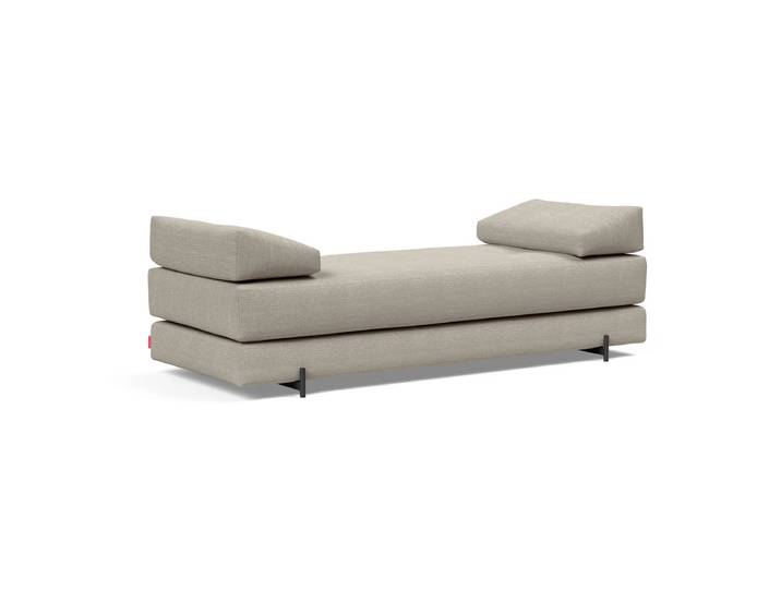 Innovation Living - Sigmund Indu Schlafsofa, 200 x 84 cm, natur (579 Kenya Gravel)