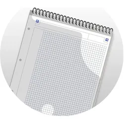 Hamelin, Heft + Block, Spiralblock (A4+, Kariert)
